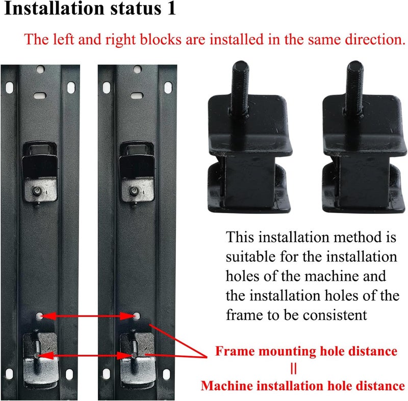KIKITE Generator Anti Vibration Rubber Mount for 2000w 3000w 3500w 4000w 4750w Compatible with Champion Firman Predator Open-frame Generators Shock-Absorbing Feet 4 Pcs (2 left and 2 right) - Image 4